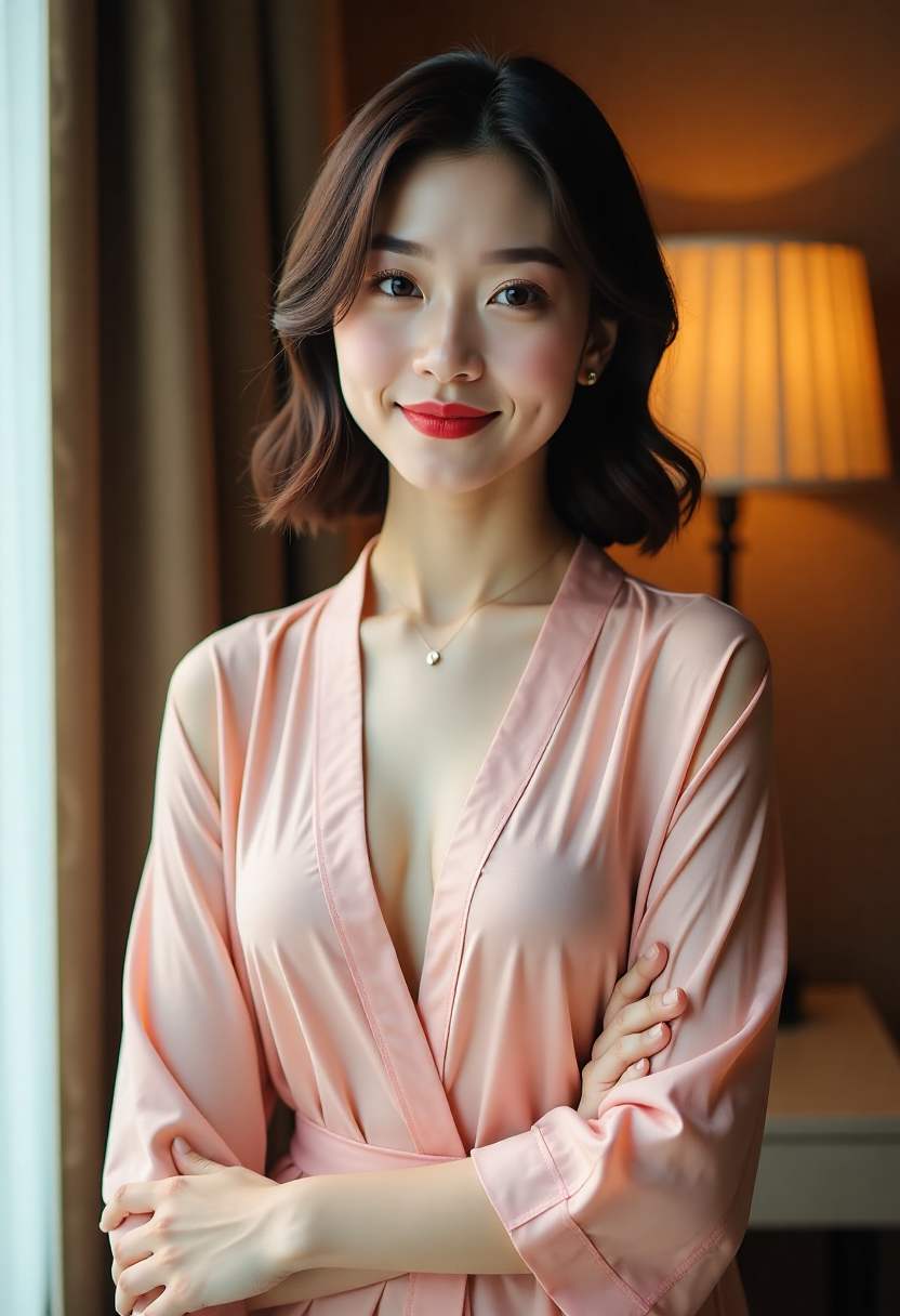 铁轨尽头的晚霞